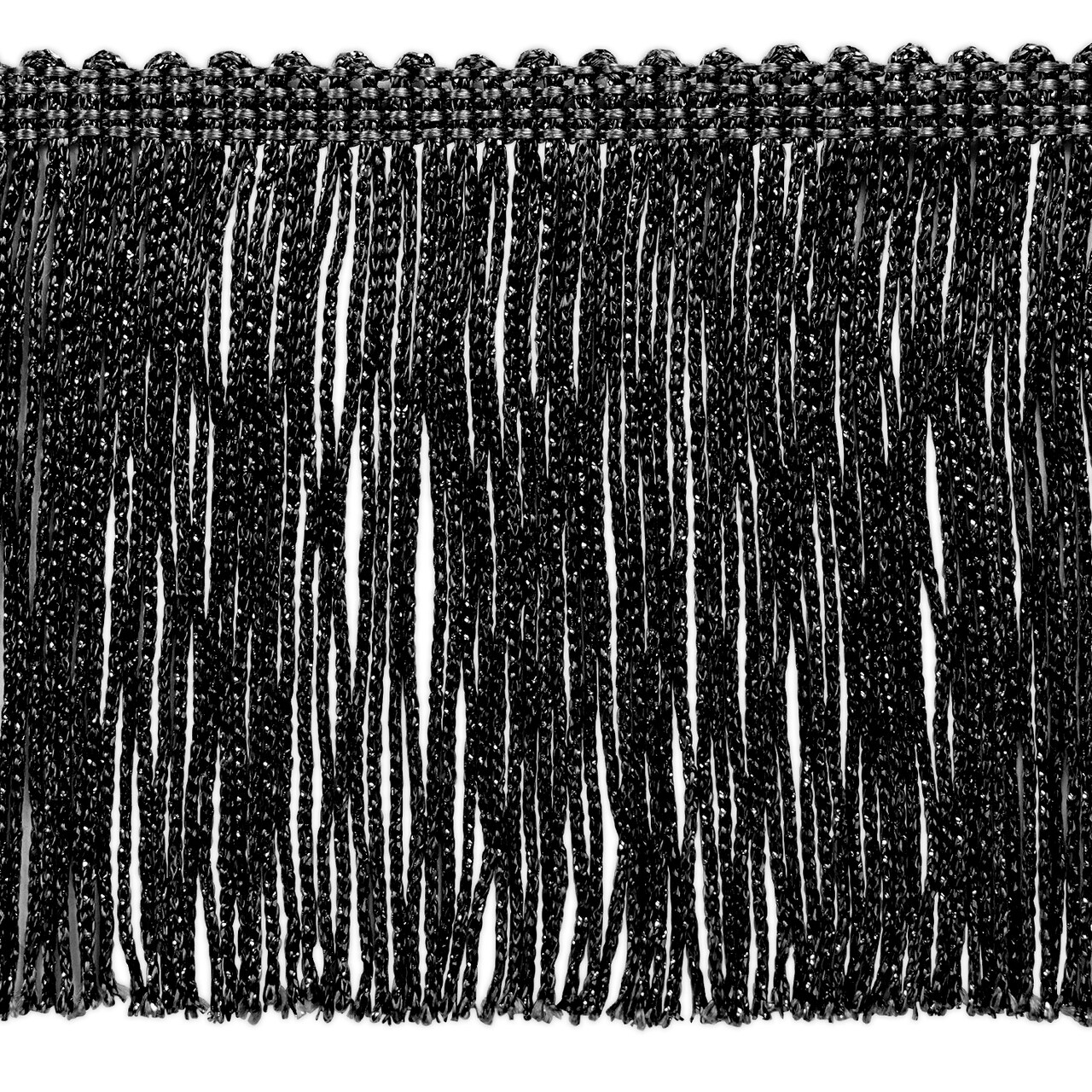 5 Yards of 4" Metallic Chainette Fringe Trim | 5 yard cut
